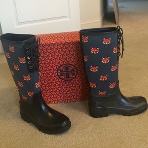 Tory Burch rain boots