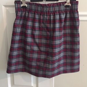 J Crew plaid skirt