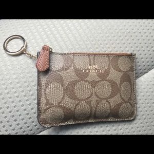 Signature coach coin/card pouch/keyring