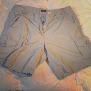 J. Crew gray khaki shorts