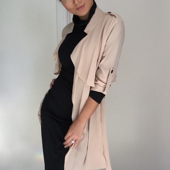 •SOLD OUT•"The Perfect Nude Trench" - Picture 3 of 4