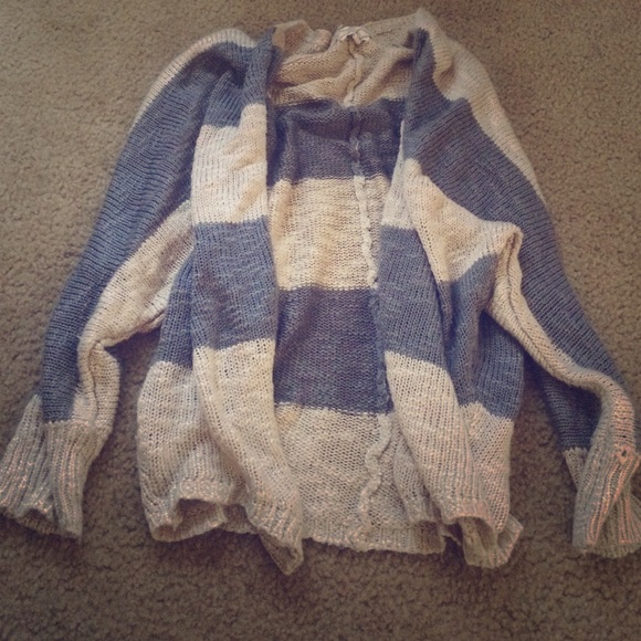 Open front sweater