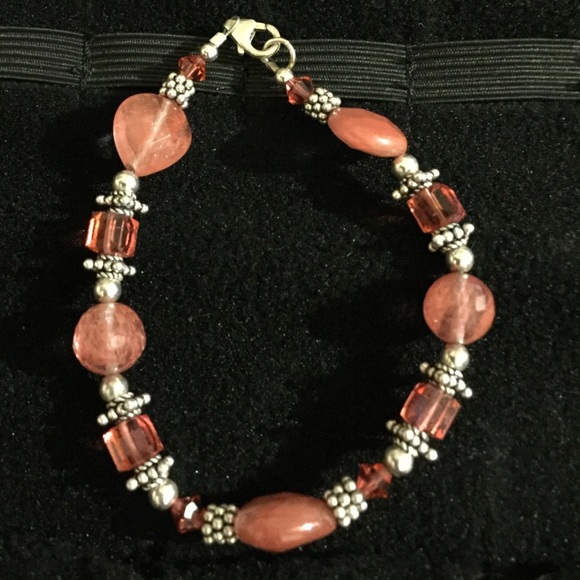 Silver NWOT Bracelet peaches