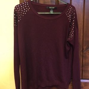 Burgundy sweater