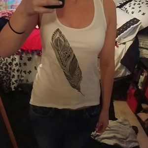 Feather tank top
