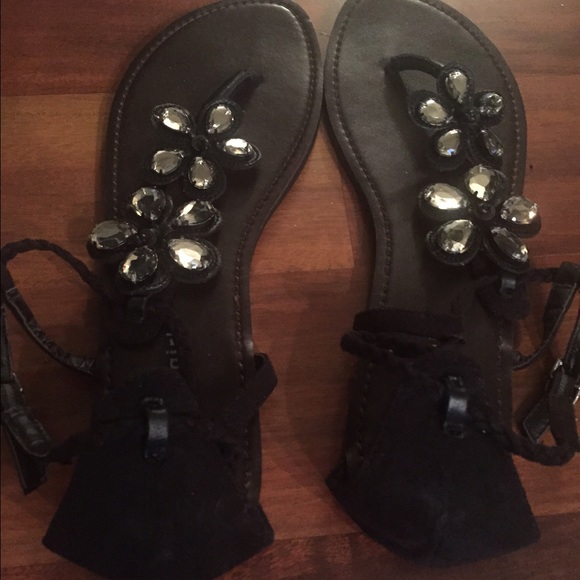 Black madden girl sandal