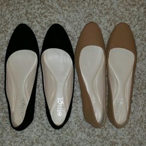 Black & Tan Flats