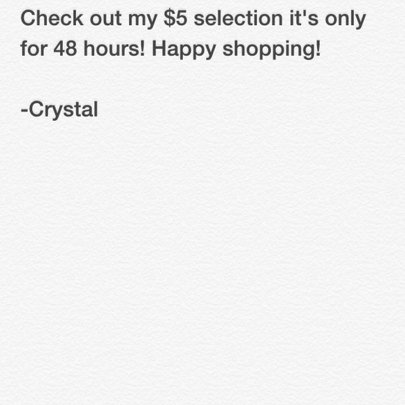 $5.00 sale