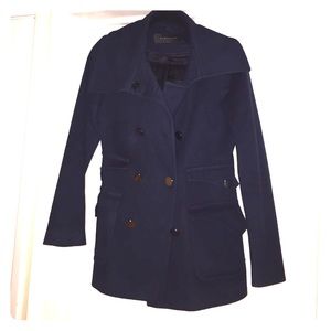 Elie Tahari Navy Peacoat