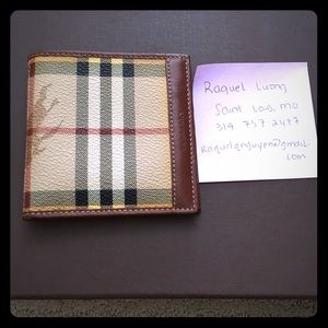 Burberry wallet