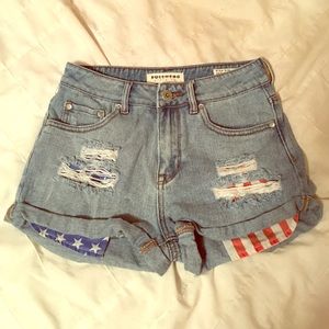Pacsun Bullhead Distressed Denim Shorts