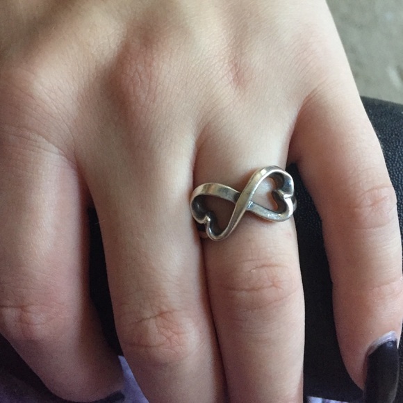 Authentic Tiffany Paloma Heart Ring