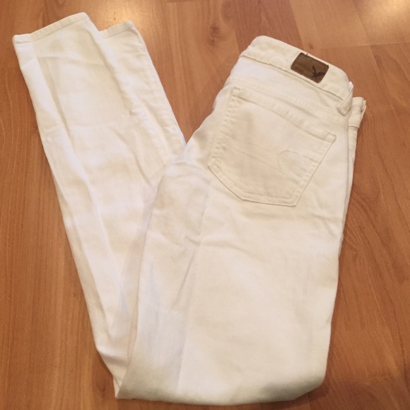 American Eagle white skinny jeans jegging