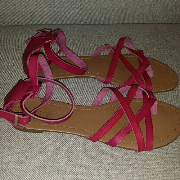 Pink forever 21 sandals
