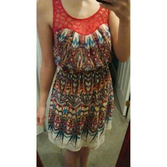 Colorful Spring Dress - Picture 3 of 3