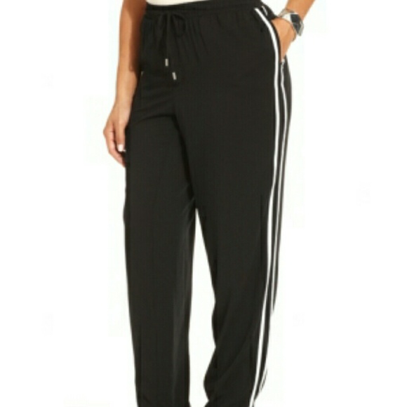 Style & co. Plus Size Striped Jogger Pants