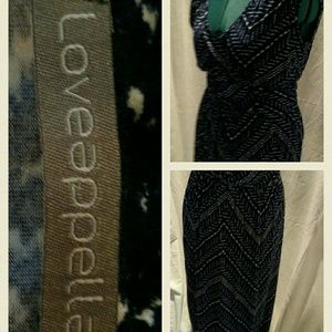 Blue and White Maxi Dress