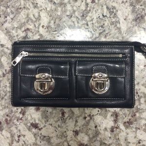 Marc Jacobs black leather wallet