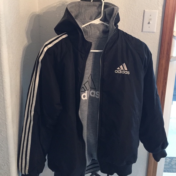 adidas fleece lined jacket