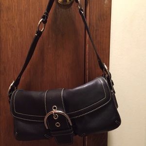 Leather Coach purse