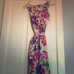 Express floral A line dress