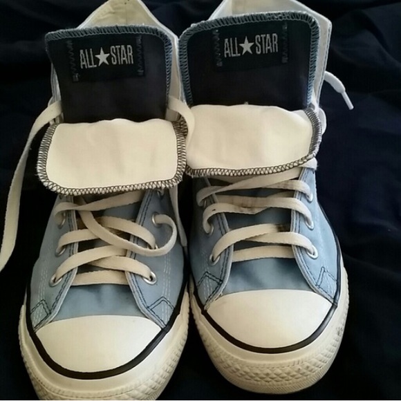 Light blue Converse
