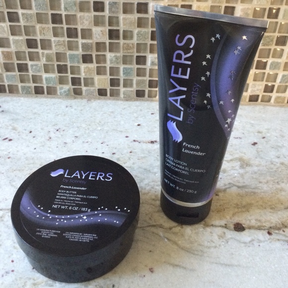 Scentsy layers body lotion, butter-French lavender