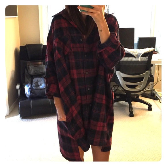 Dresses & Skirts - Brand new Audrey plaid tunic/dress