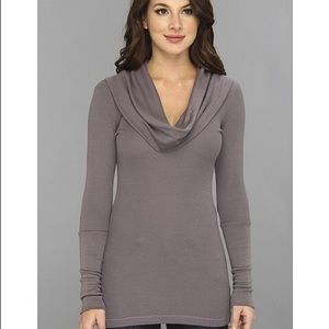 Splendid Thermal Cowl Neck Tunic