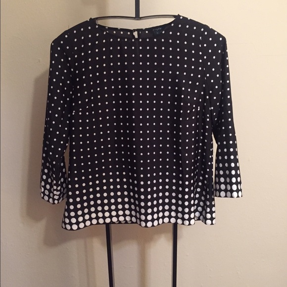 Sold JCrew Polka Dot Blouse