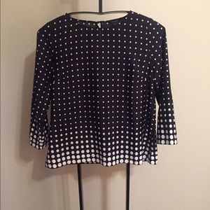 Sold JCrew Polka Dot Blouse