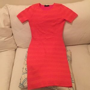 Torn Ronny Kobo Coral Minidress