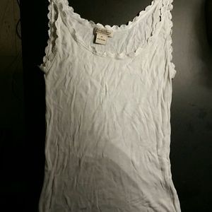 White Lucky Brand Tank