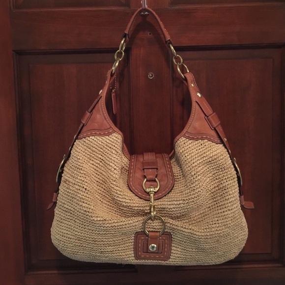 Large Coach Handbag Great summer bag! A few made