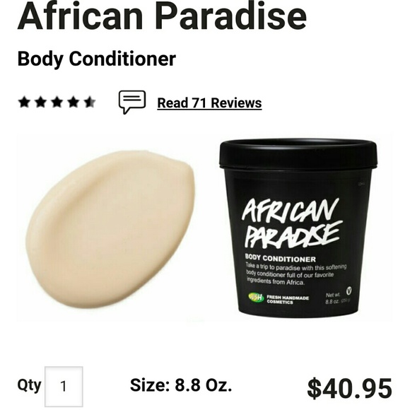 African Paradise Body Conditioner
