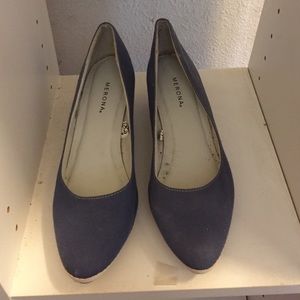 Blue Merona Wedges