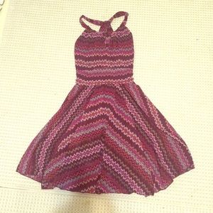 Tribal Print Fit and Flare Dress