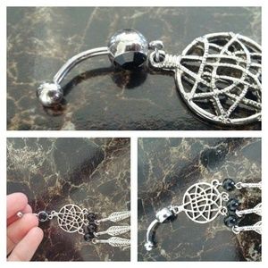 Dream Catcher Belly Button Ring