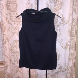 Talbots Jackie O Inspired Navy Top