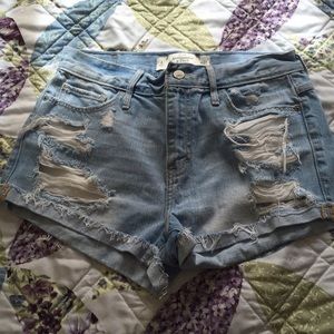 High waisted shorts