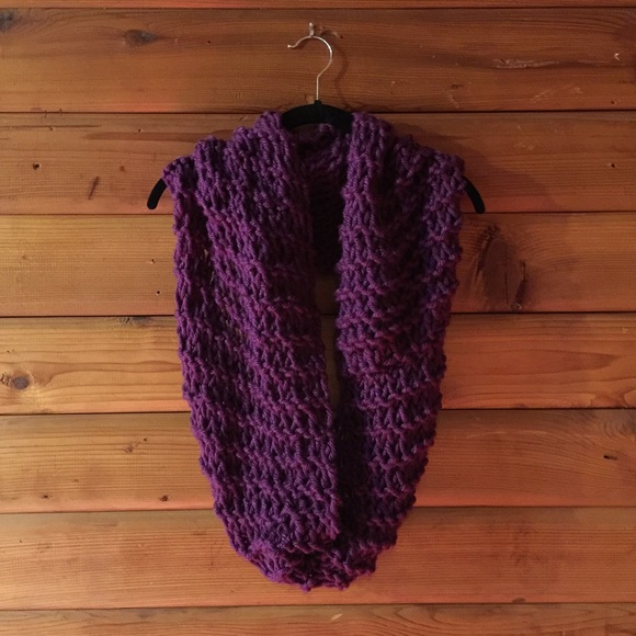 Handmade  Accessories - Holiday Sale🎀Vegan Oversized Purple Cowl