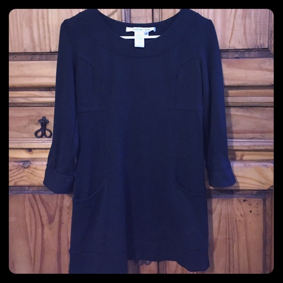 Max Studio 3/4 sleeve  Black Dress