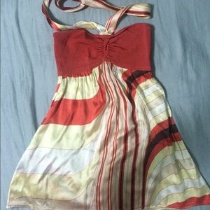 Bebe Silky Halter Top (XS)