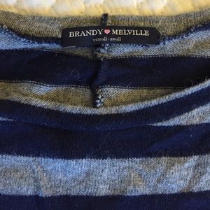 Brandi Melville Striped Tunic Sweater