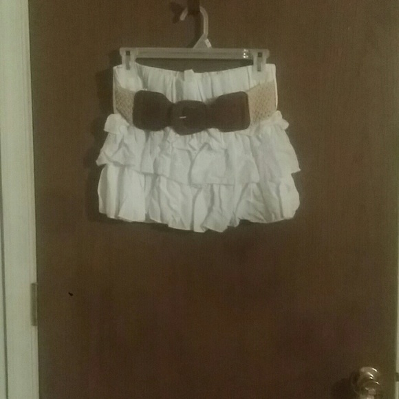 White skirt