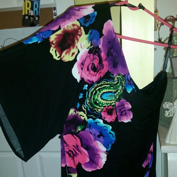 Off the Shoulder Flower Dress