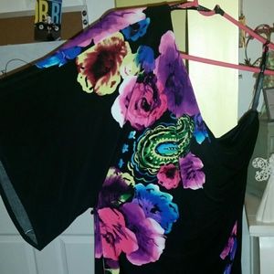 Off the Shoulder Flower Dress