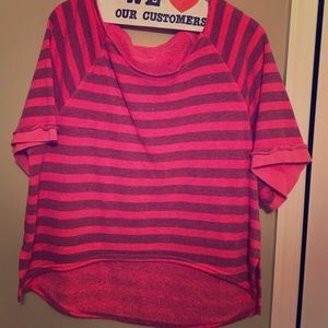 Fitness short sleeved sweatshirt