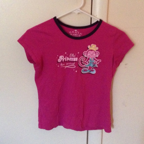 Kids Pink 'The Princess has Arrived' Shirt