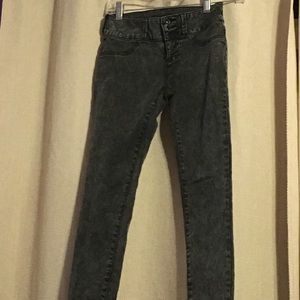 Grey Black marble skinny jeans